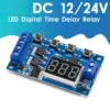 1pc DC 12V 24V Dual MOS LED Digital Timer