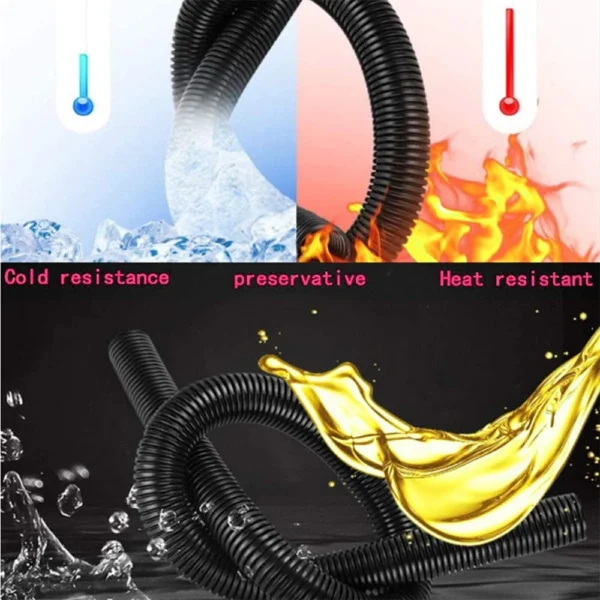 6M Flexible Split Loom Tubing Cable Organizer 7mm