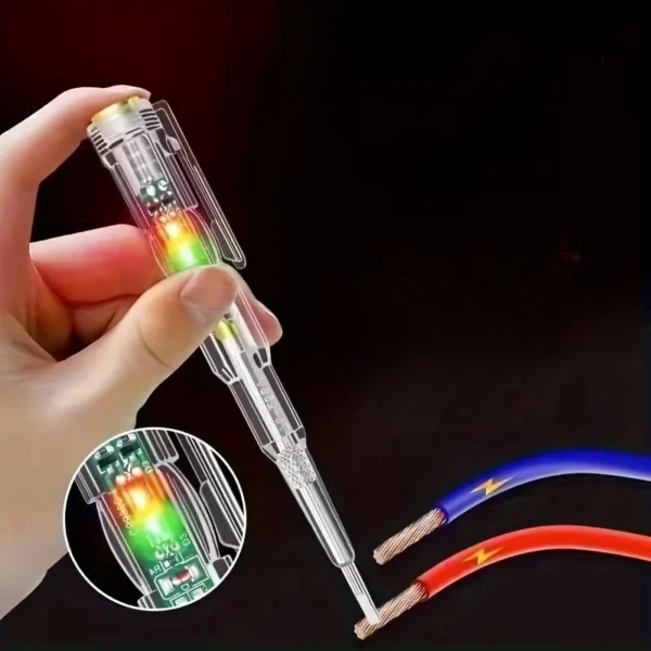 AC24 250V DC12 24V Intelligent Voltage Tester Pen