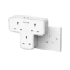 Plug Adapter 3 Way with 3 USB(1 Type C)