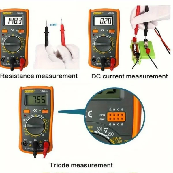 Multimeter Tester Counts Digital Multimeter